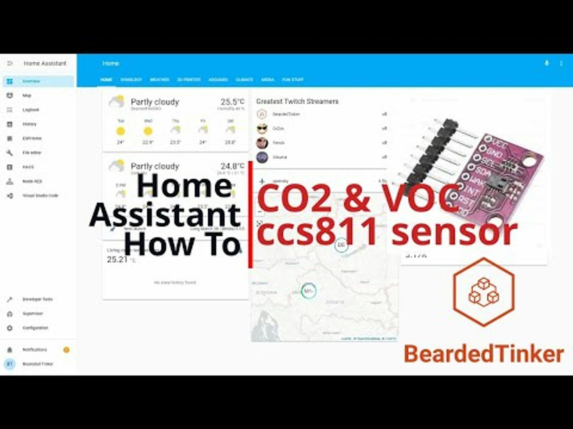 Home Assistant How To - eCO2 and VOC ccs811 sensor