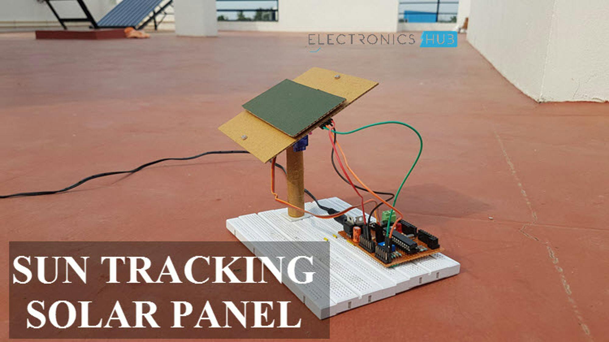 Sun Tracking Solar Panel Project using Microcontroller